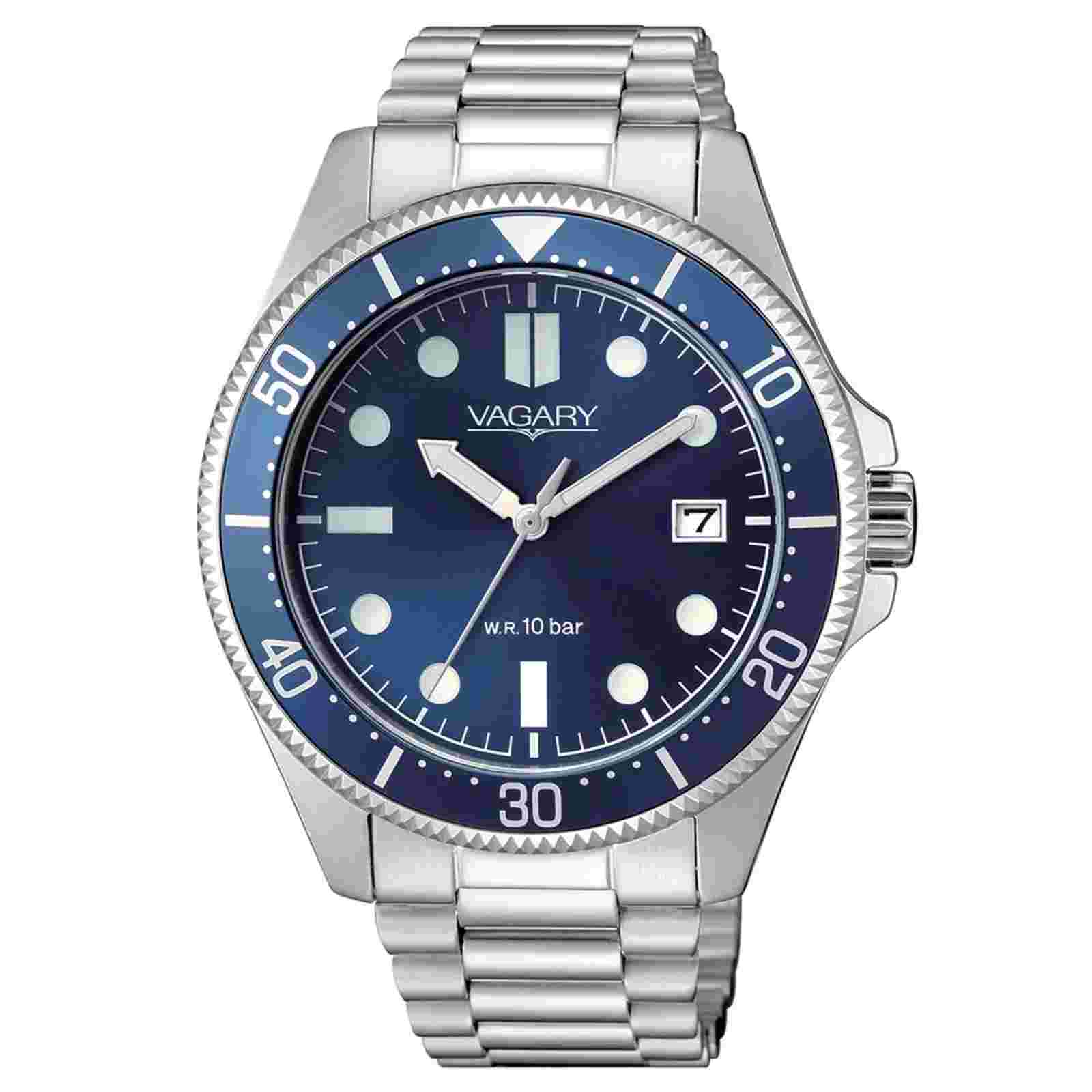 Vagary Men's Watch Aqua39 Solotempo - Ref:VD5-112-71