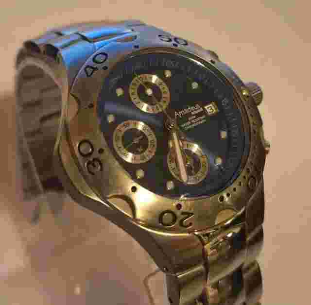 Beautiful Amadeus Men's Chronograph Quartz Watch