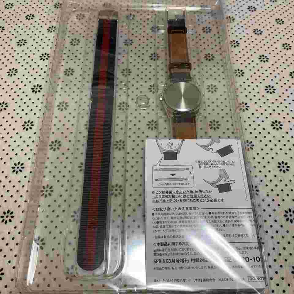 Snoopy Peanuts Magazine Supplement  Watch No Battery from Japan
