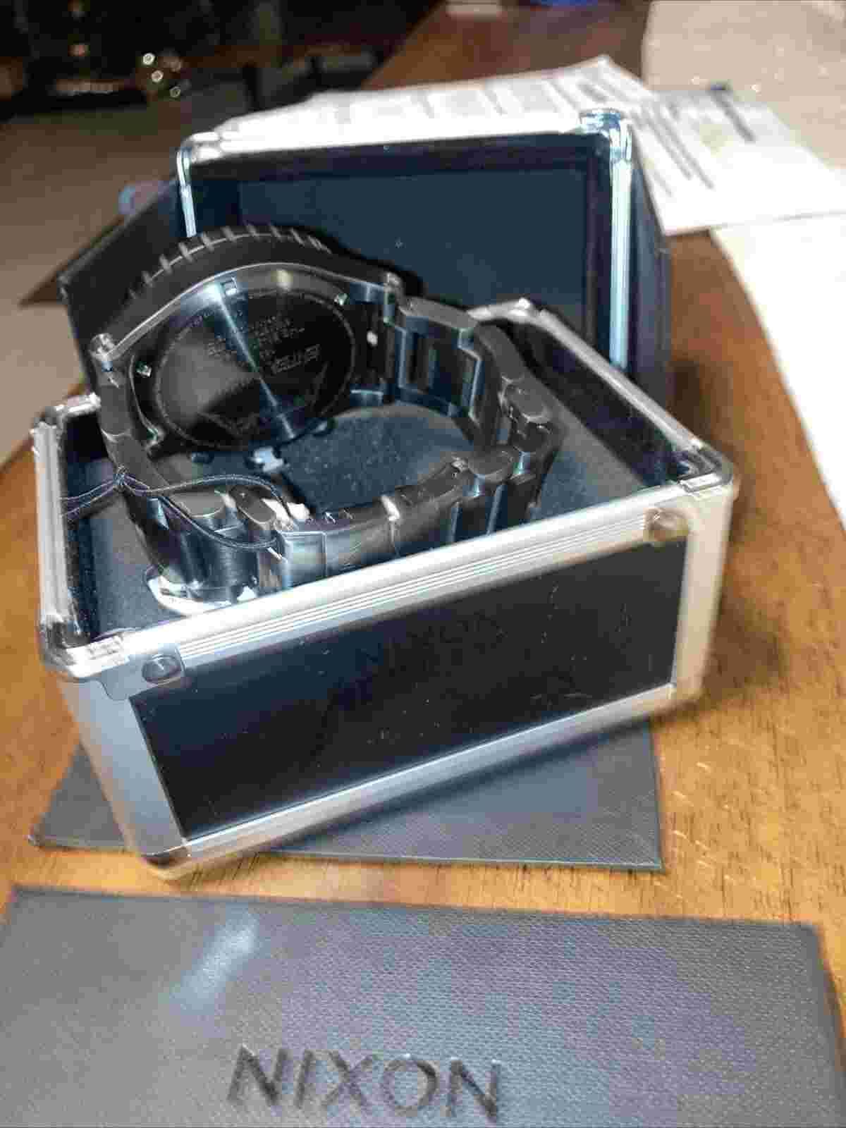 nixon metallica- Only One for Sale - Sold Out -Enter Sandman 51/30 Gunmetal