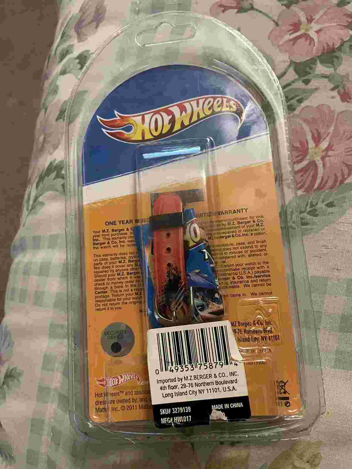 Hot Wheels Time Teacher Analog Watch 2011 NEW