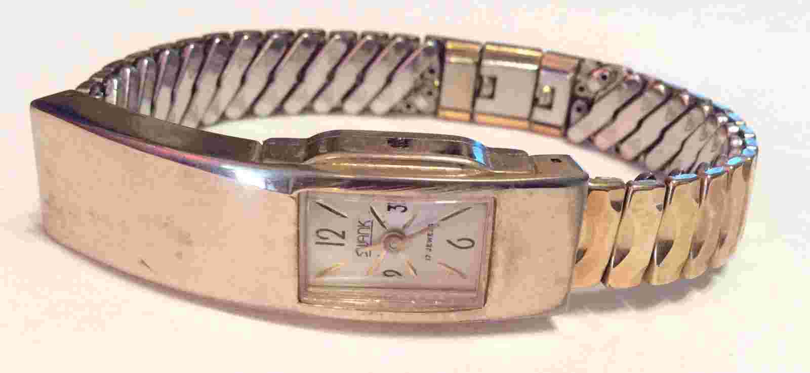 SWANK 17 Jewels Ladies Watch Wristwatch Missing winder