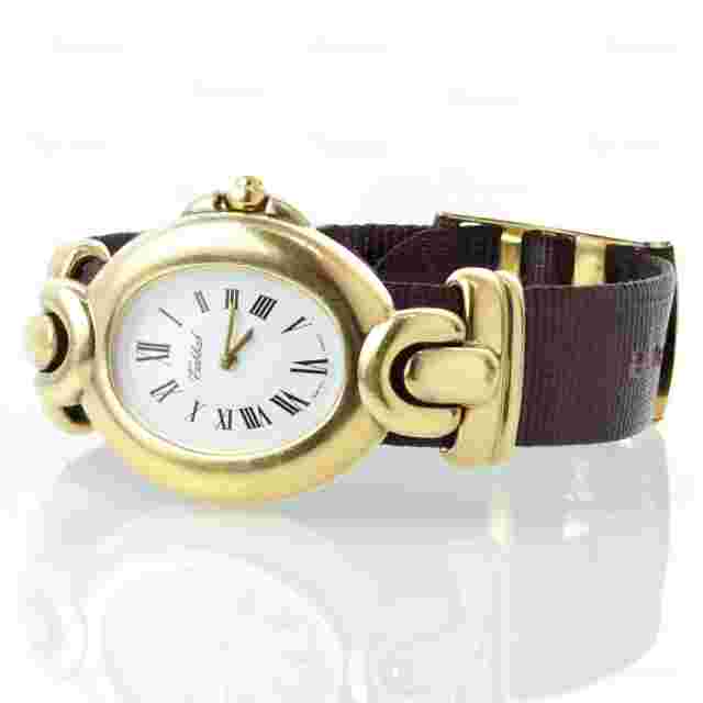 TABBAH Copacabana Electroplated Silver Gold Swiss Quartz Watch