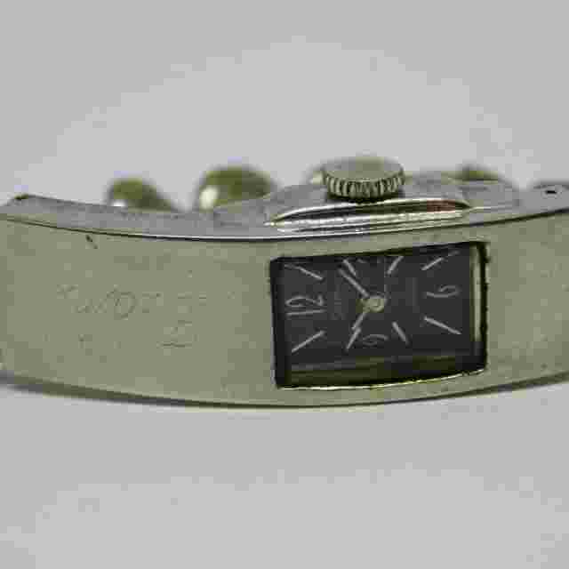 Swank 17 Jewels Chain Band Wind-up Analog Women's Watch Sz. 6"