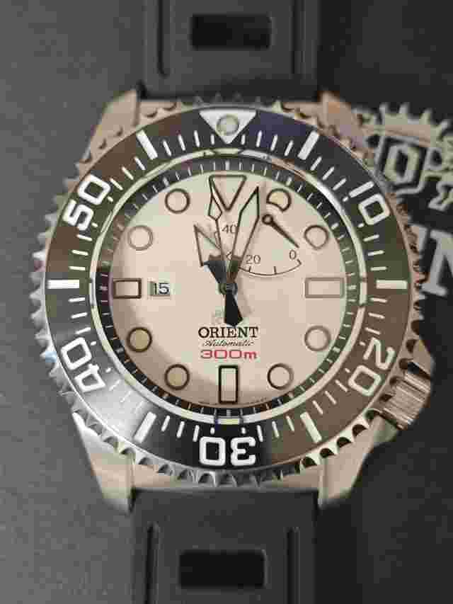 Orient Automatic Divers Watch 300m World Stage Collection White WV0121EL Japan