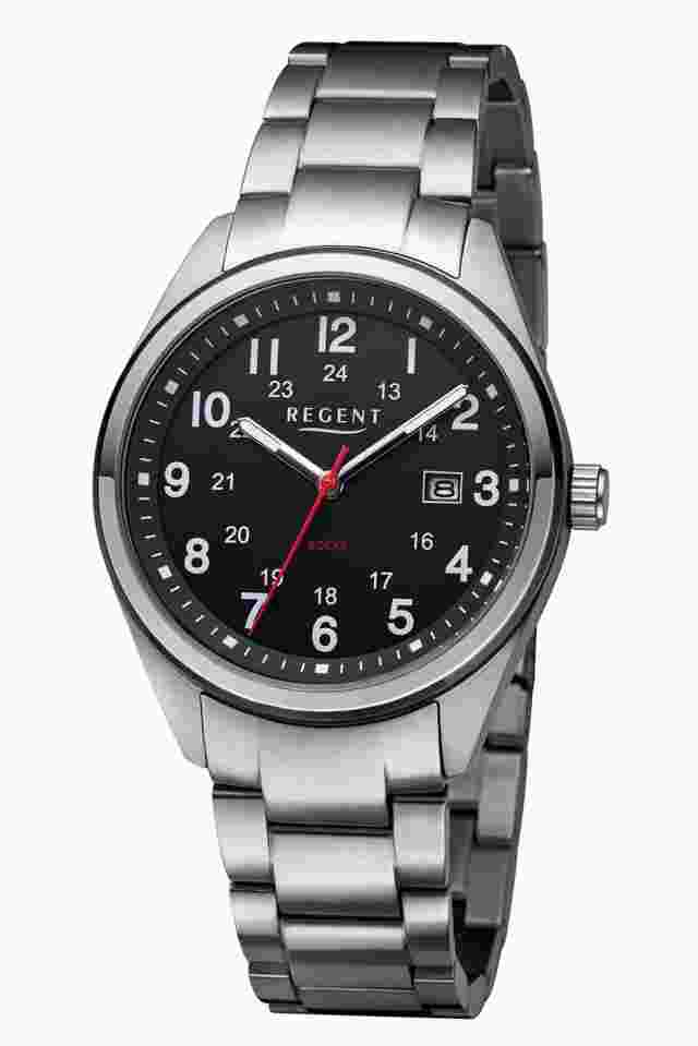 Regent F-1537 Voll-Titan Solar Mens Watch 10 Atm Wr Hypoallergenic