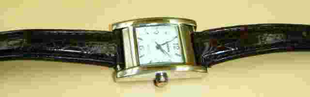 Vintage Magna Quartz Tank Style Watch New Battery