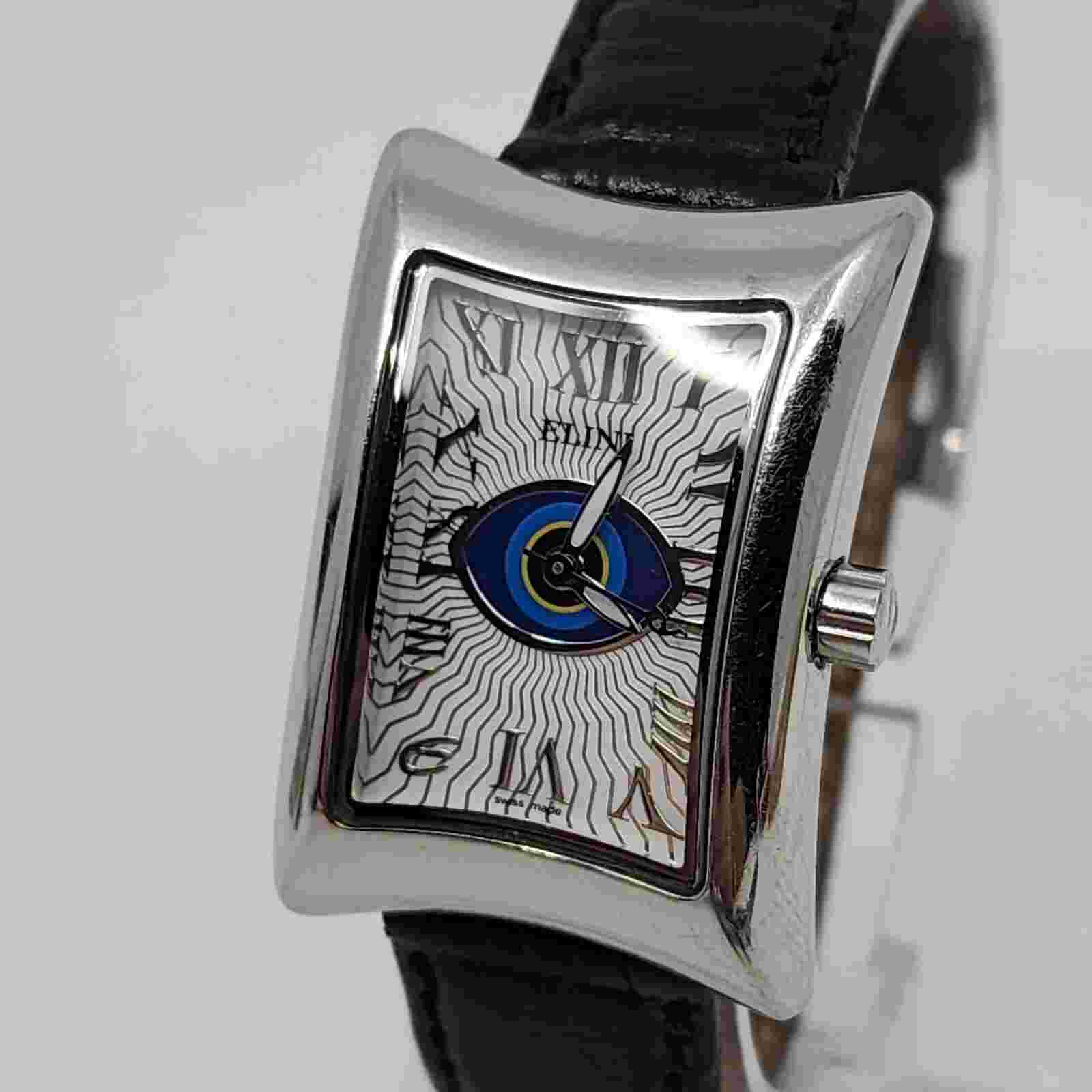 Elini Lucky Eye Swiss Made Steel Watch - New Battery