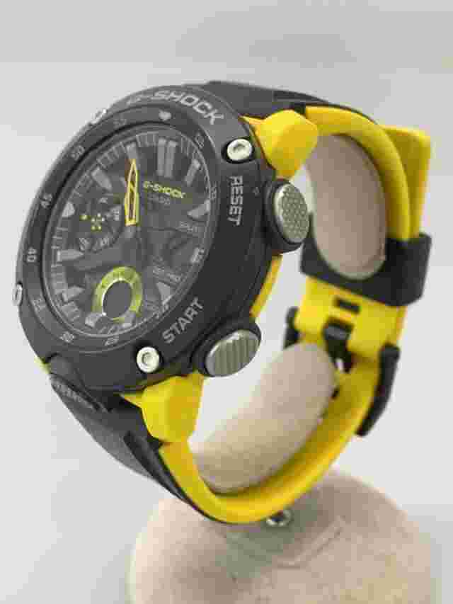 CASIO G-SHOCK Digital Analog Black Rubber Watch Excellent JAPAN