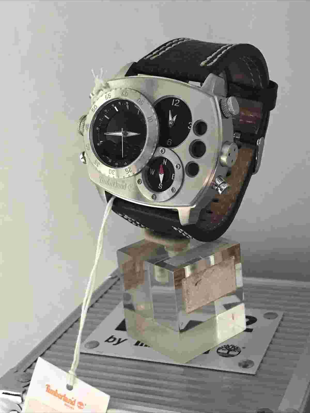 Timberland Men’s HT2 Multifunction Alarm Chronograph B.L.Strap Watch QT8161101