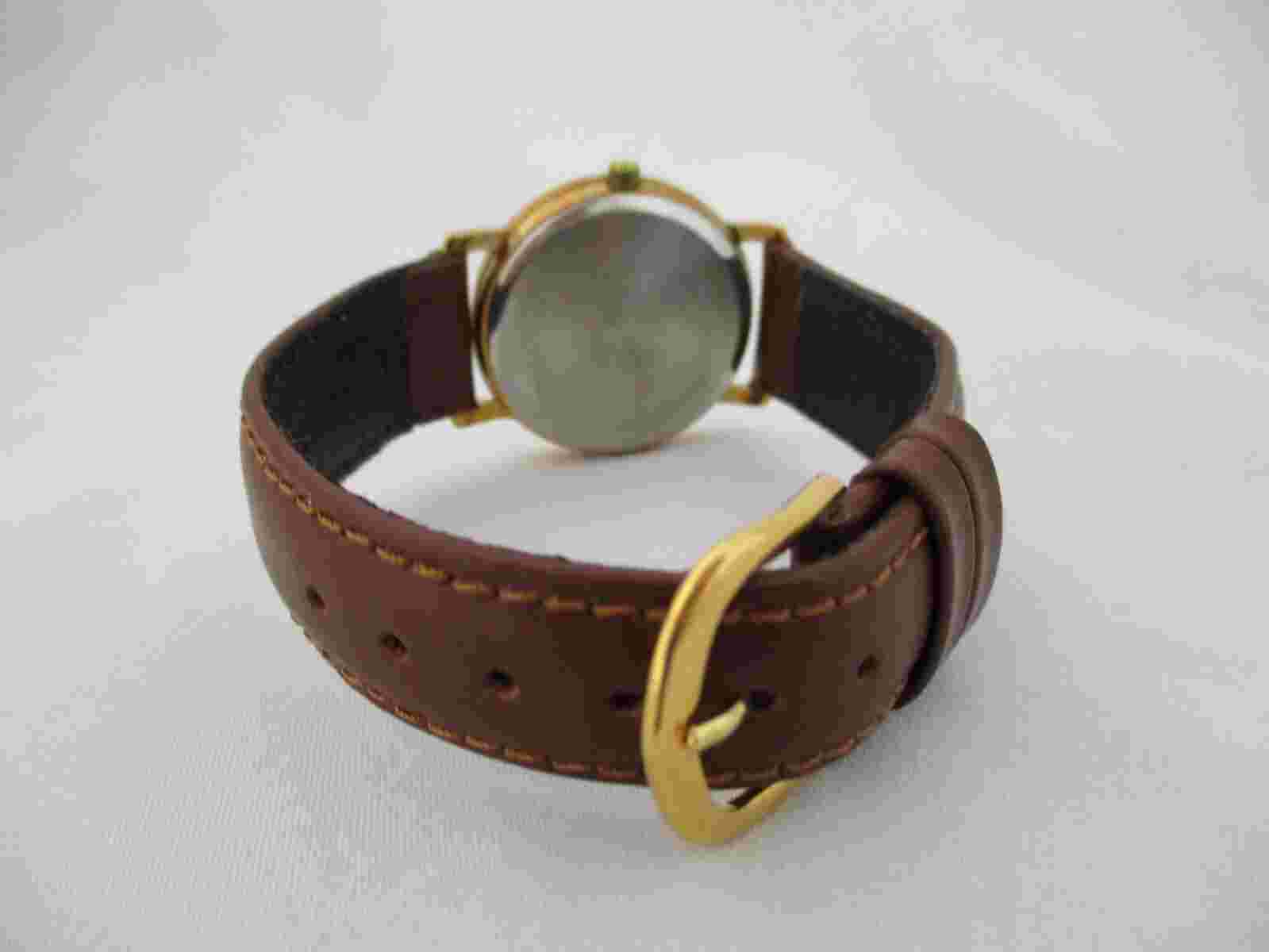 Corny 1996 Kellog Unisex Adult Brown Buckle Band Analog Watch