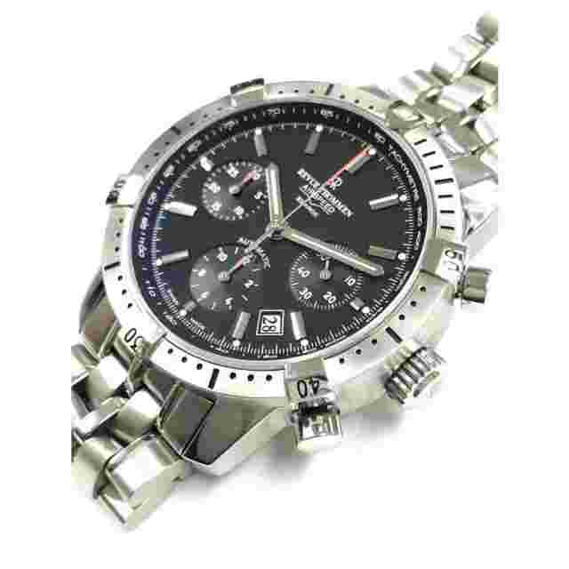 Revue Thommen Air Speed ​​Chronograph 16055 Black Stainless Men's Watch [U1211]