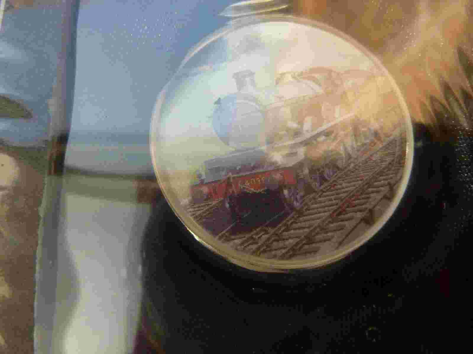 ATLAS EDITIONS "GLORY OF STEAM" SILVER PLATED POCKET WATCH - "STAR CLASS"
