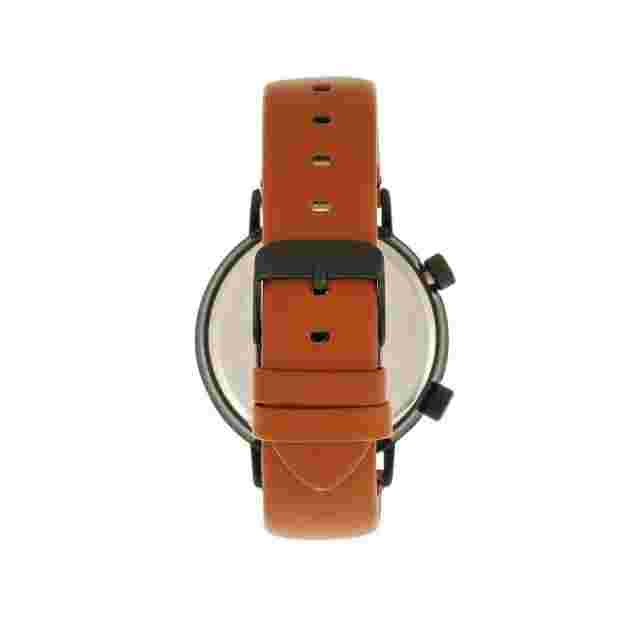 Simplify The 3300 Men's Leather-Band Watch