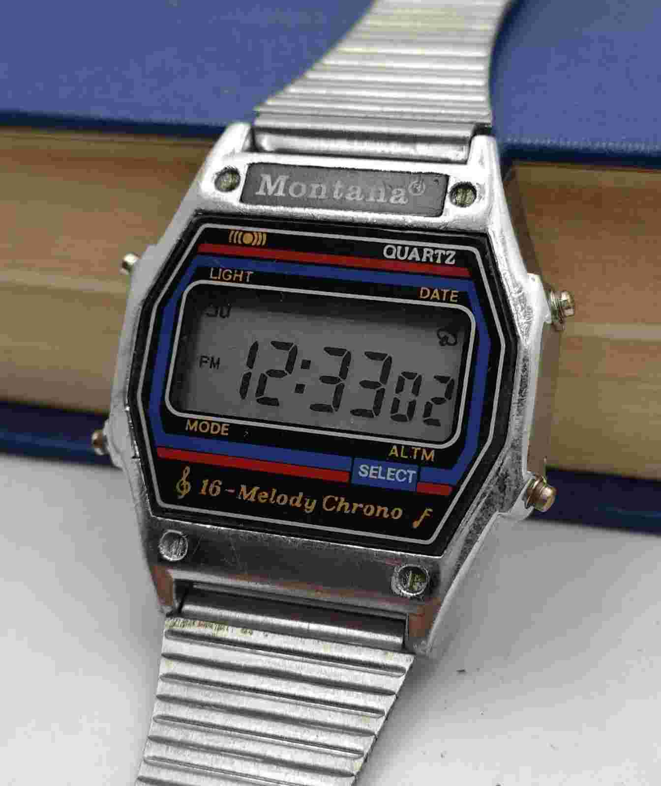 Watch Montana Vintage Digital Alarm Melody Chrono Retro Legend Soviet Union #14