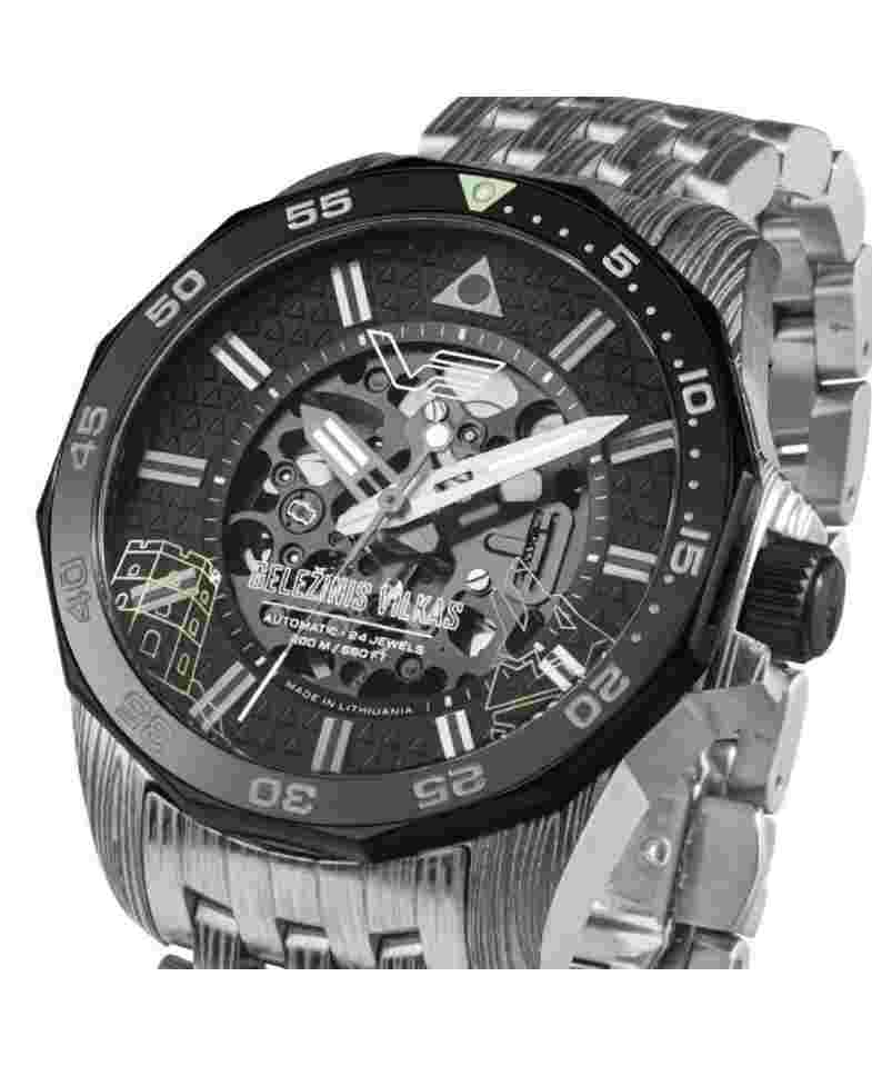 VOSTOK EUROPE Men Analog Automatic Casual Watch Classic Dress Black Dial Waterpr