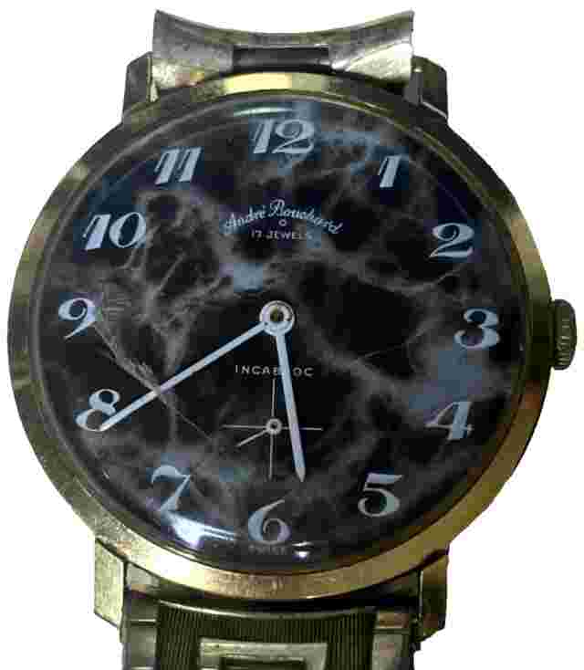 Vintage Andre' Bouchard 17 Jewels Watch