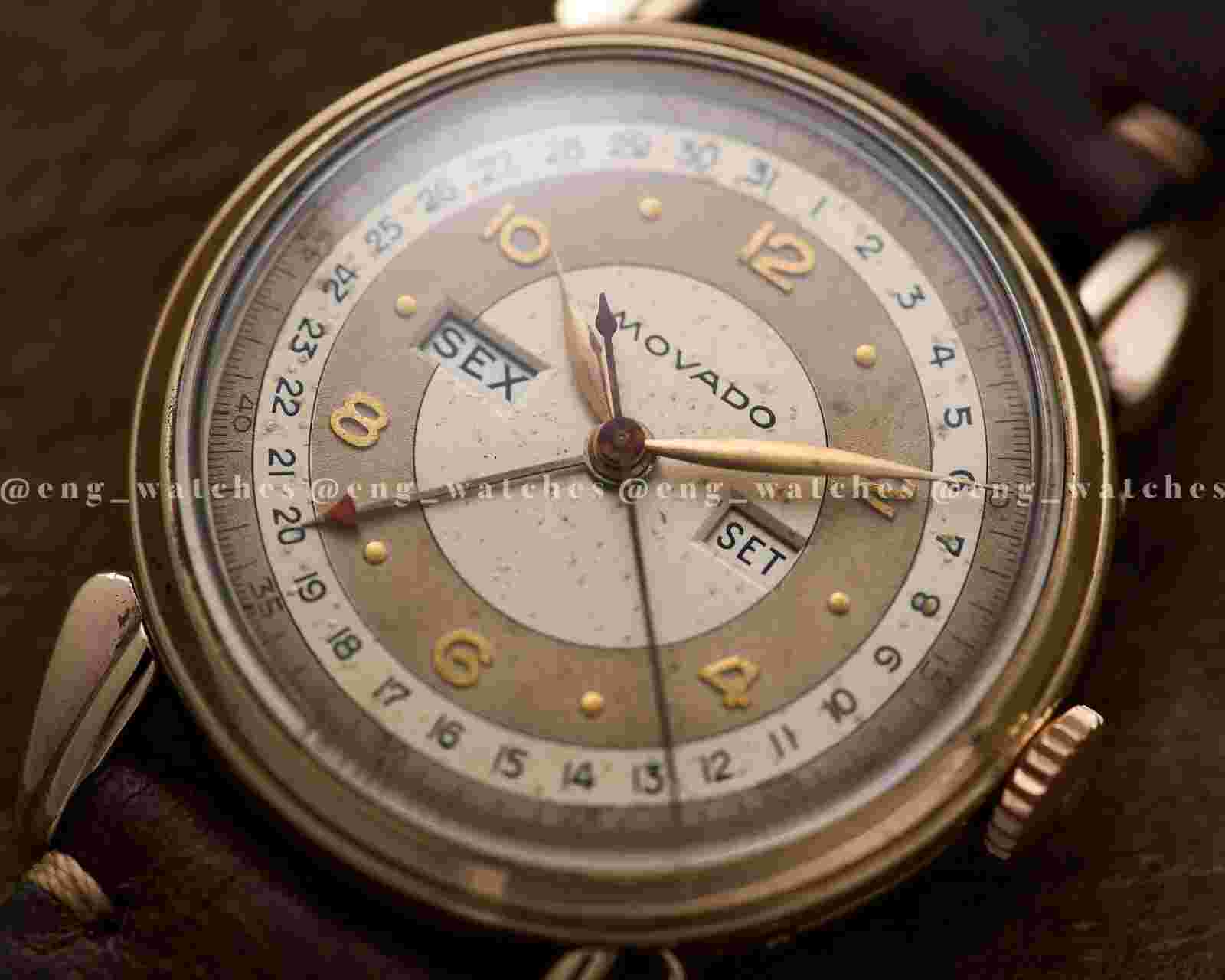 Movado Calendograf Tripe Date 64823 Cal. 475
