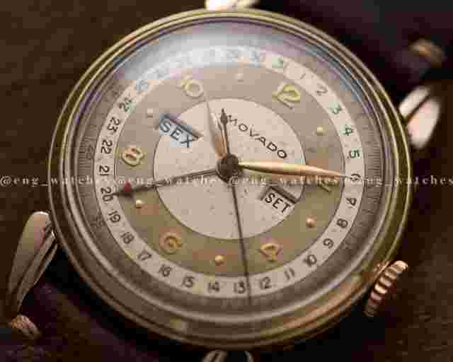 Movado Calendograf Tripe Date 64823 Cal. 475