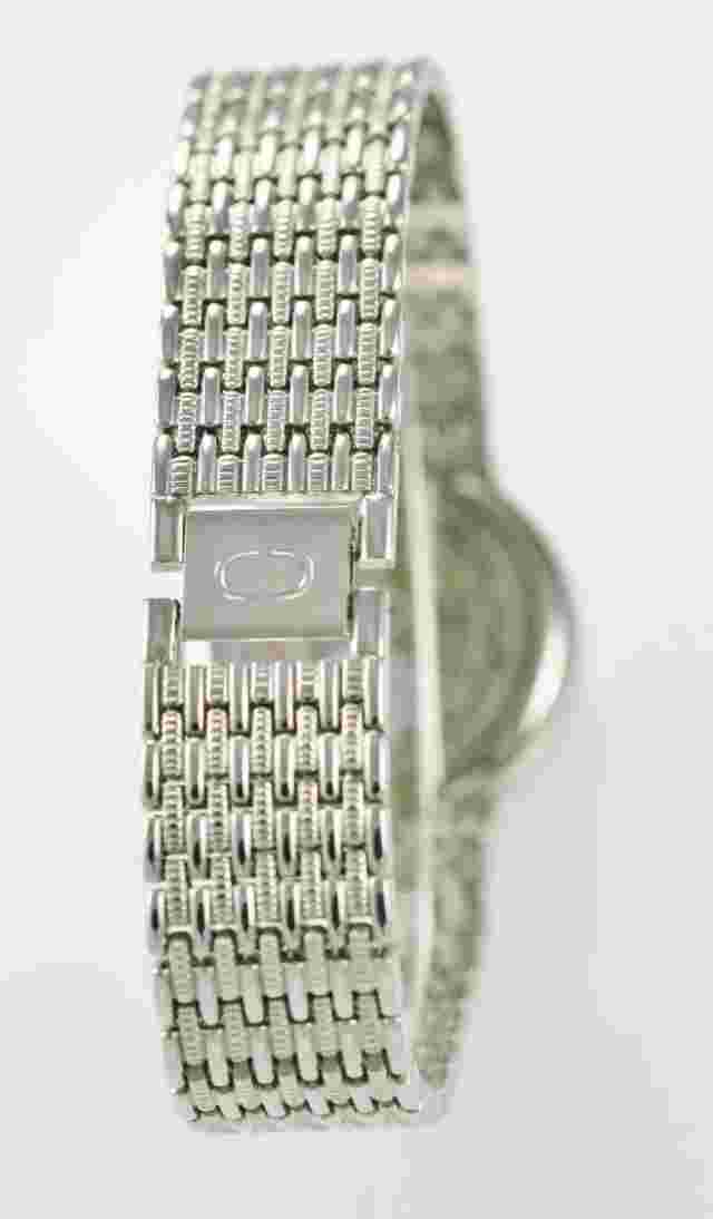 Charles Delon Mens Watch Silver Stainless Steel Water Resist MOP Battery Quartz