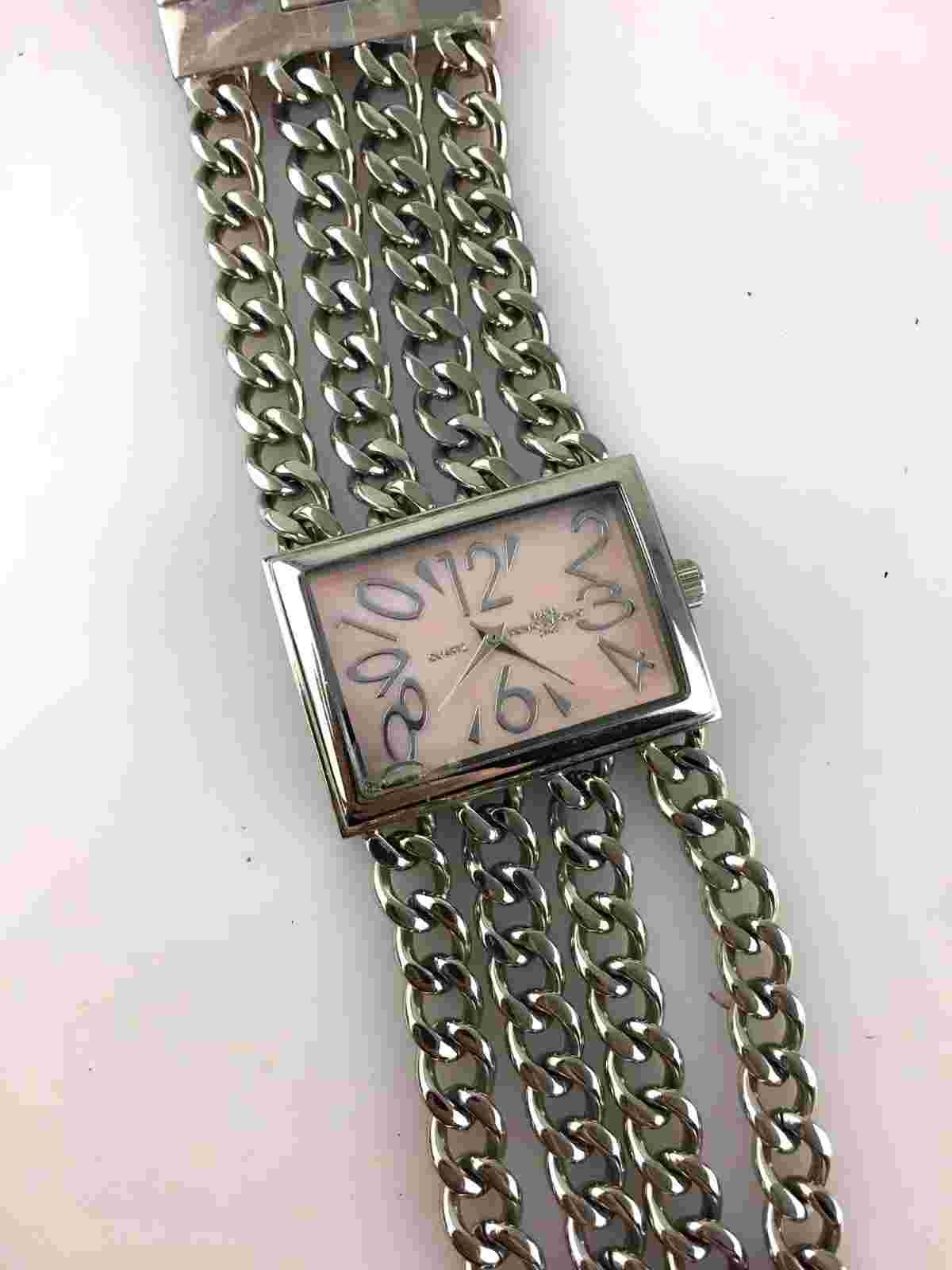 Watch M&M First Emporio Quartz Only Time Women Bracelet All Steel