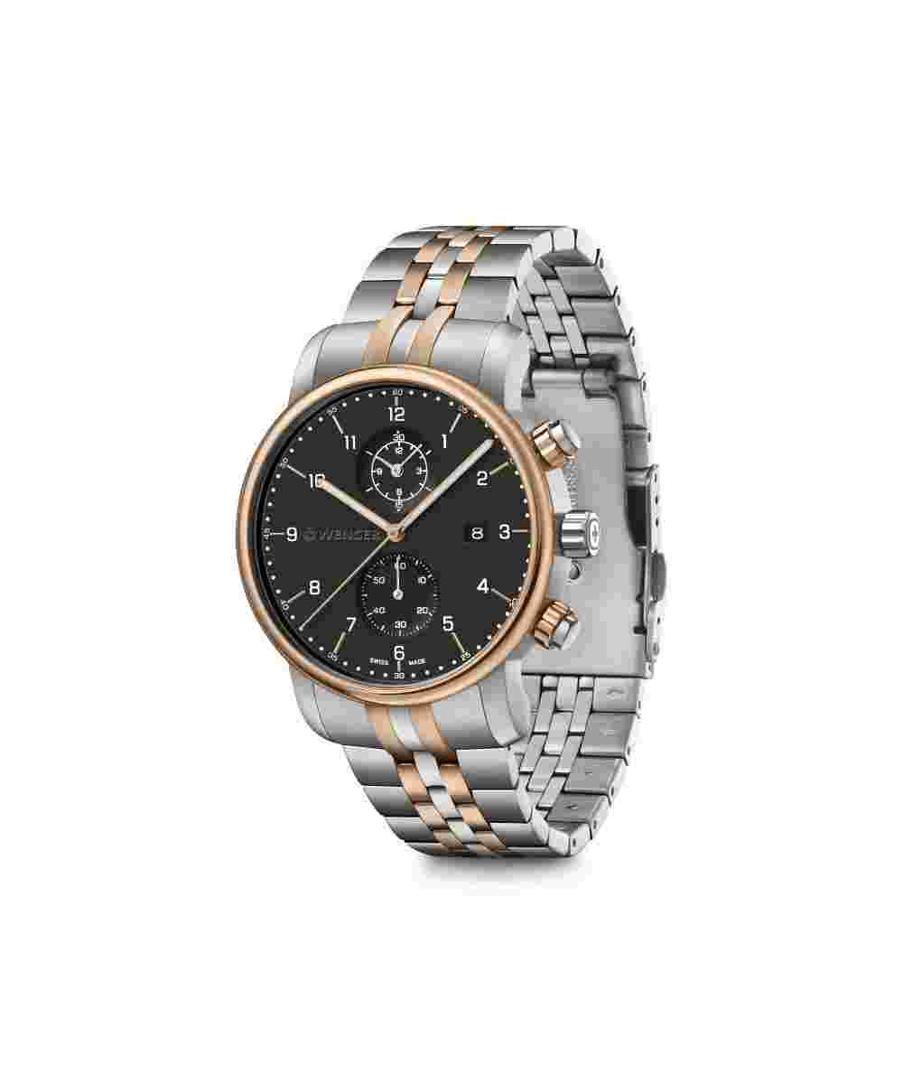 Wenger Swiss Army Men's 01.1743.129 Urban Classic Chronograph Watch 42mm MSRP410