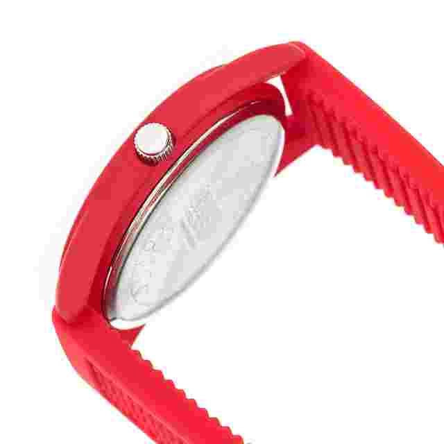 Crayo Storm Quartz Red Silicone Strap Unisex Watch CR3702