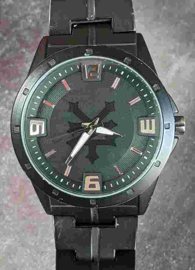 Zoo York Men’s All Black Quartz Watch/Works Great! NB