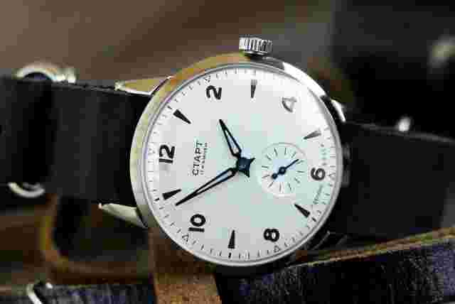 Watch ZIM Start Wristwatches Leather Strap 17 Jewels