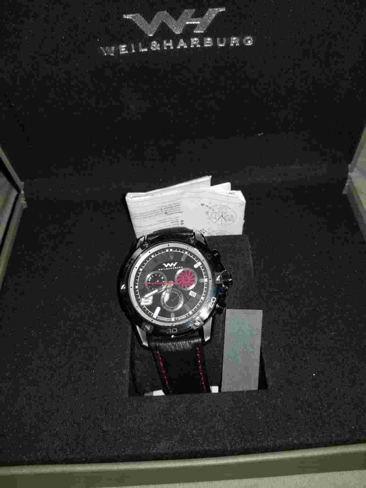 Weil & Harburg Huxley Stainless Steel 3 Sub-Dial Chrono w/Date