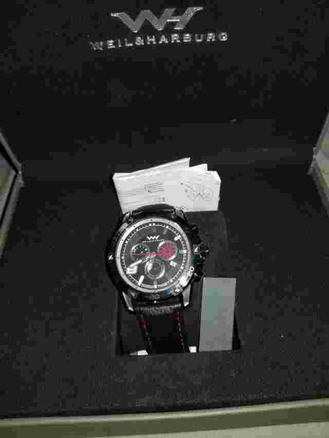 Weil & Harburg Huxley Stainless Steel 3 Sub-Dial Chrono w/Date