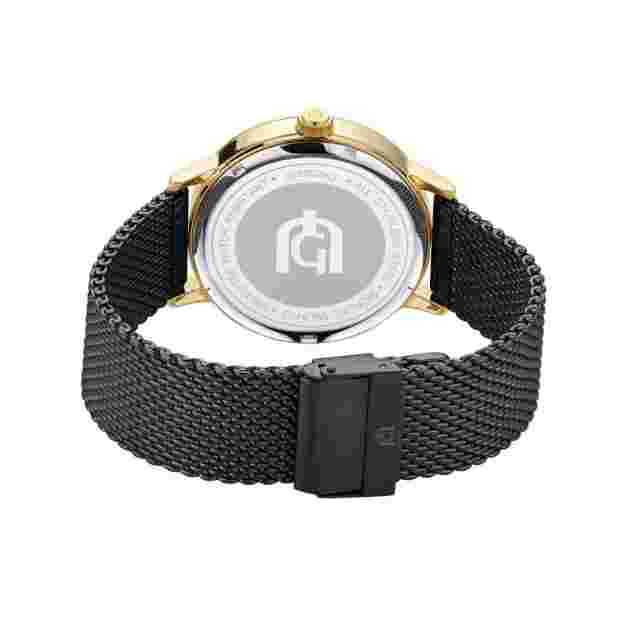 Giorgio Milano Luxury Women’s Watch Gold Black, Elegant Mesh Band,chronograph
