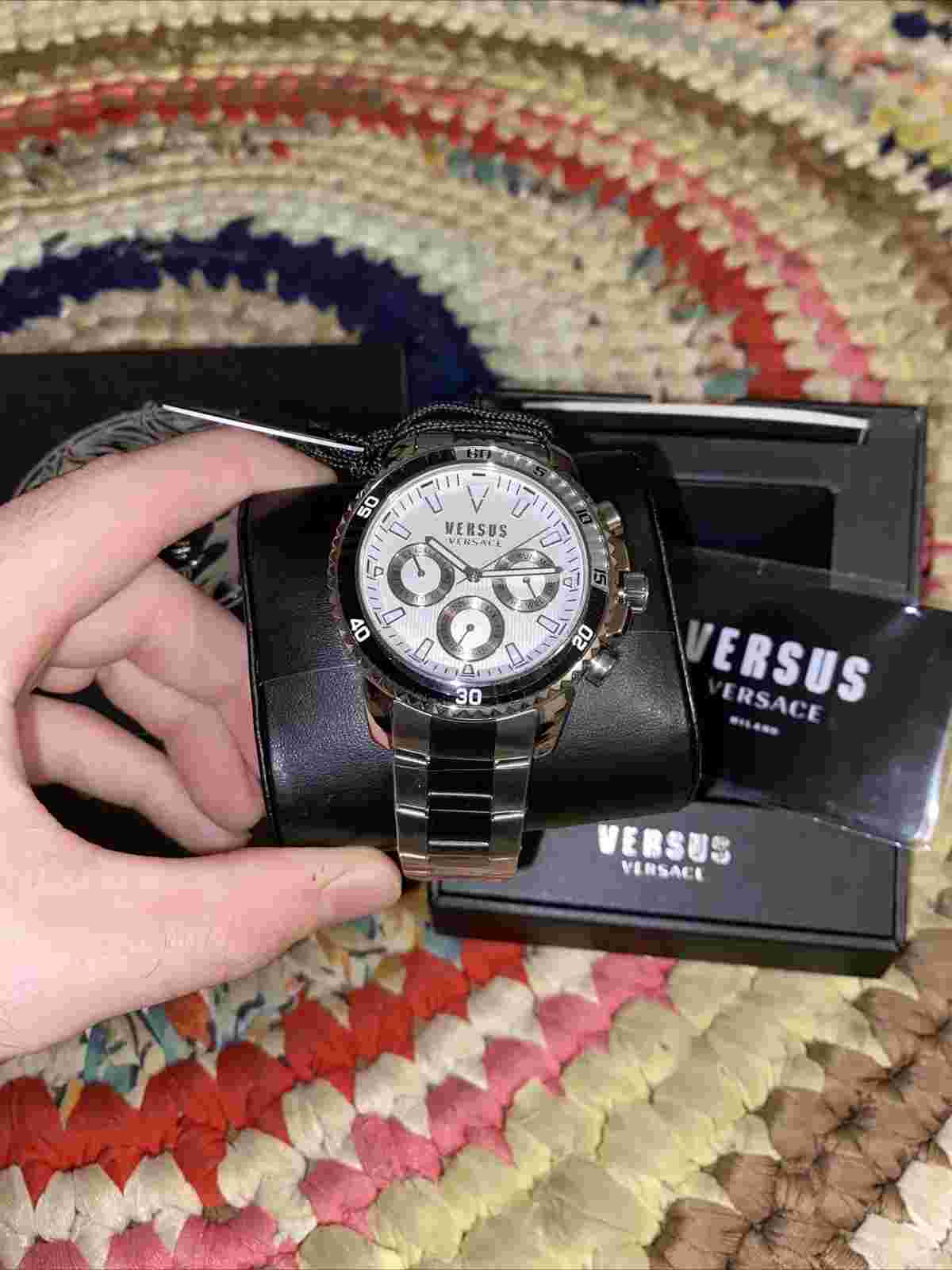 Versus By Versace Men's Watch Chronograph Aberdeen S30070017 Stainless Steel
