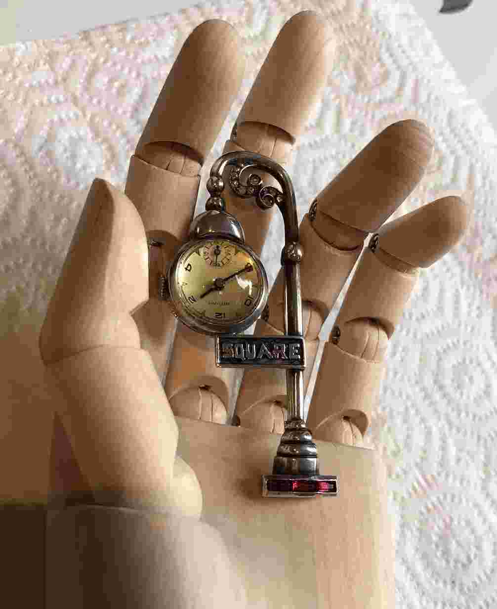 Very Unique - Antique Times Square - Gotham - Sterling Silver Watch - New York
