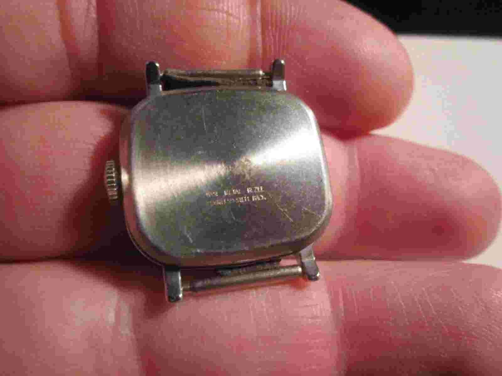 VINTAGE TIMEX WATCH MANUAL WIND NO BAND O2376 HEAVY - BBA-33A