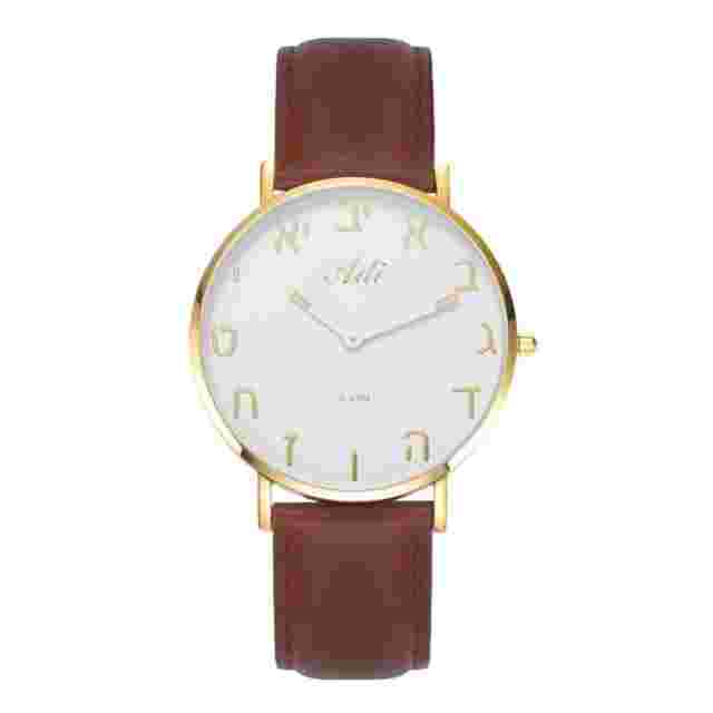Best Woman Hebrew Letters Wrist Watch Stainless Steel Jewish Holy gift