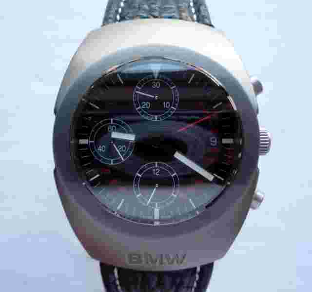BMW Titanium Motorsport Racing Sport Car Accessory Automatic Chronograph Watch