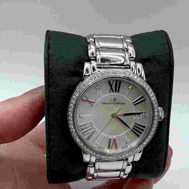 David Yurman, Classic Quartz Watch, 38mm, Stainless Steel, Diamond Bezel