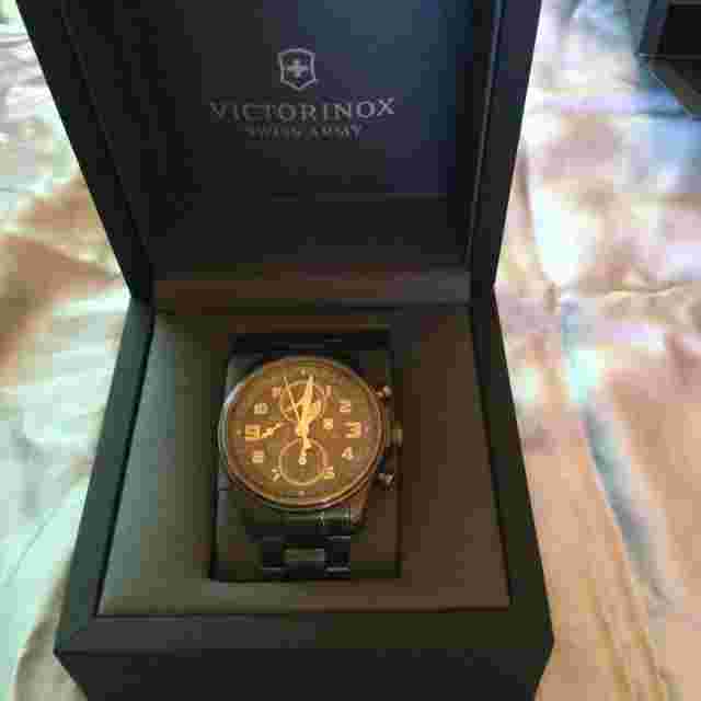 VICTORINOX SWISS ARMY 241460 AUTOMATIC MEN’S WATCH BLACK