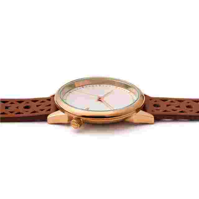 Komono Estelle Brown Leather Women Watch KOM-W2653