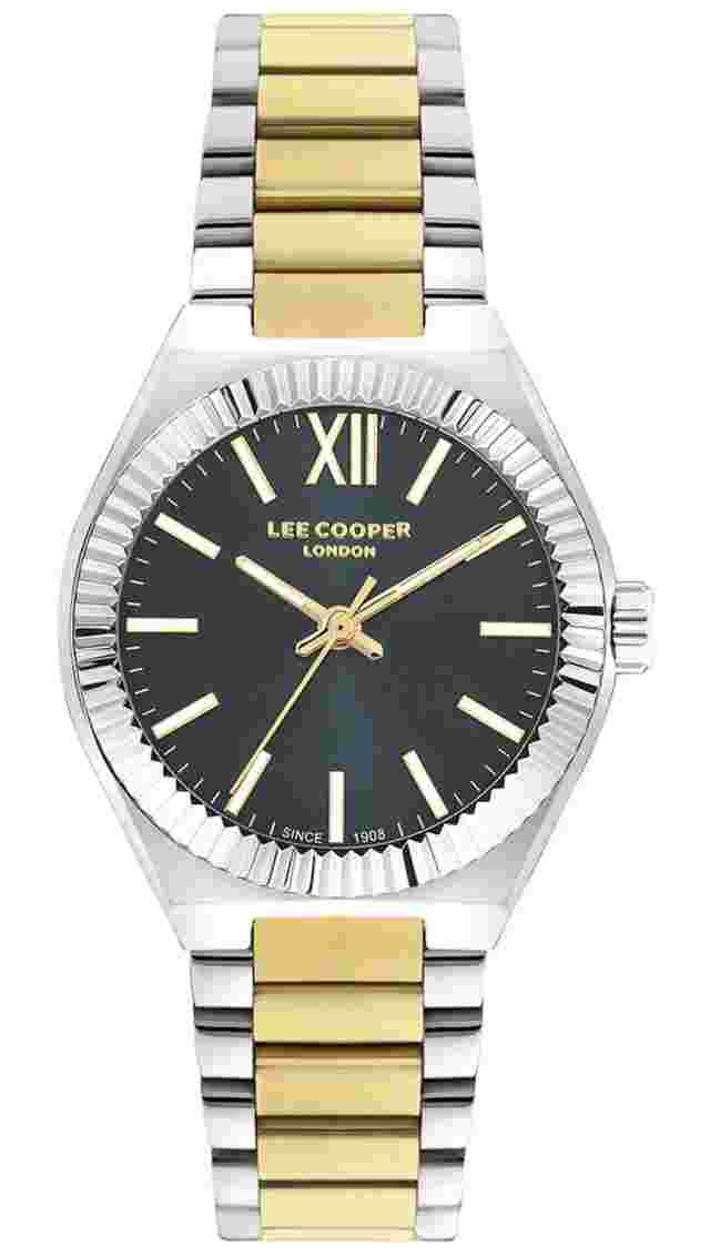 Lee Cooper watch with silver-gold metallic bracelet LC07970.270