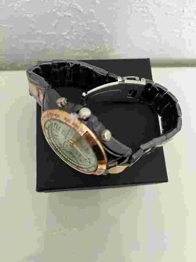 IIK Collection, Men's Watch, Stainless Steel, Back Water Resistant, Adjustable