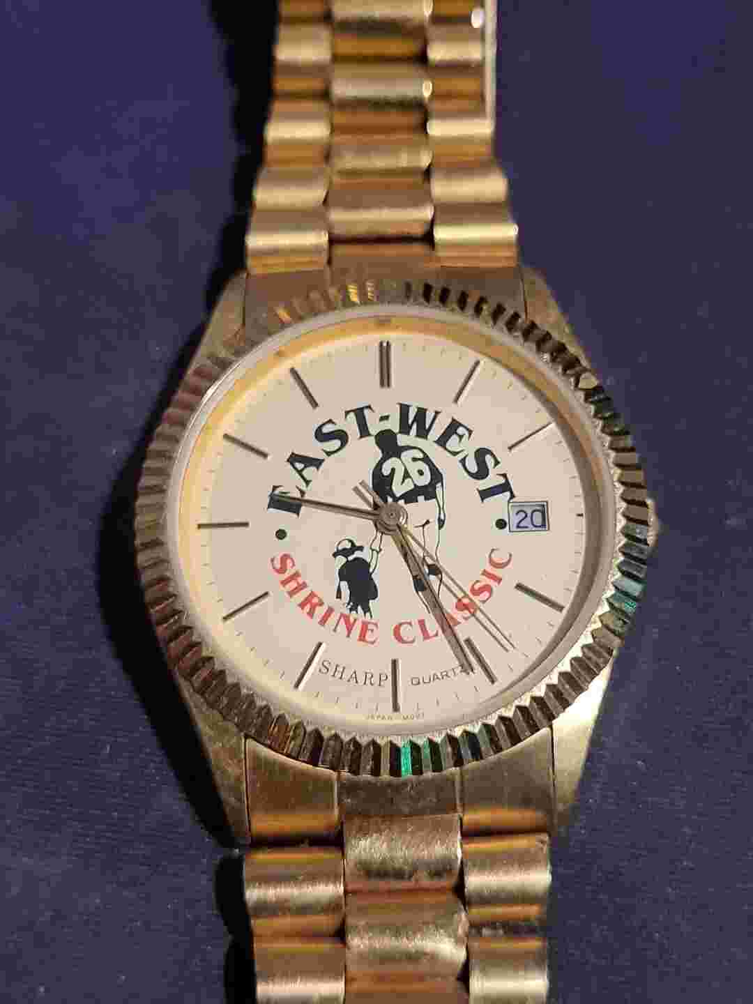 Vintage  East West Shrine Classic  Sharp Watch