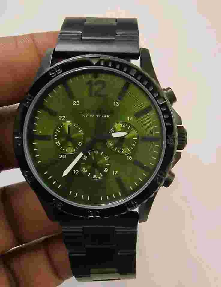 Caravelle New York Men's 45A107 Analog Display Japanese Quartz Black Watch