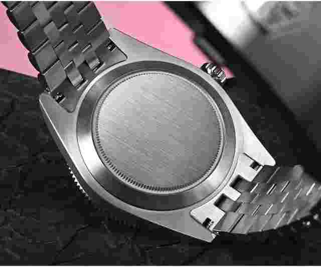 SAN MARTIN SN0128-G4 Automatic Pink BB Dial Sapphire 40mm 200M Men's Diver Watch
