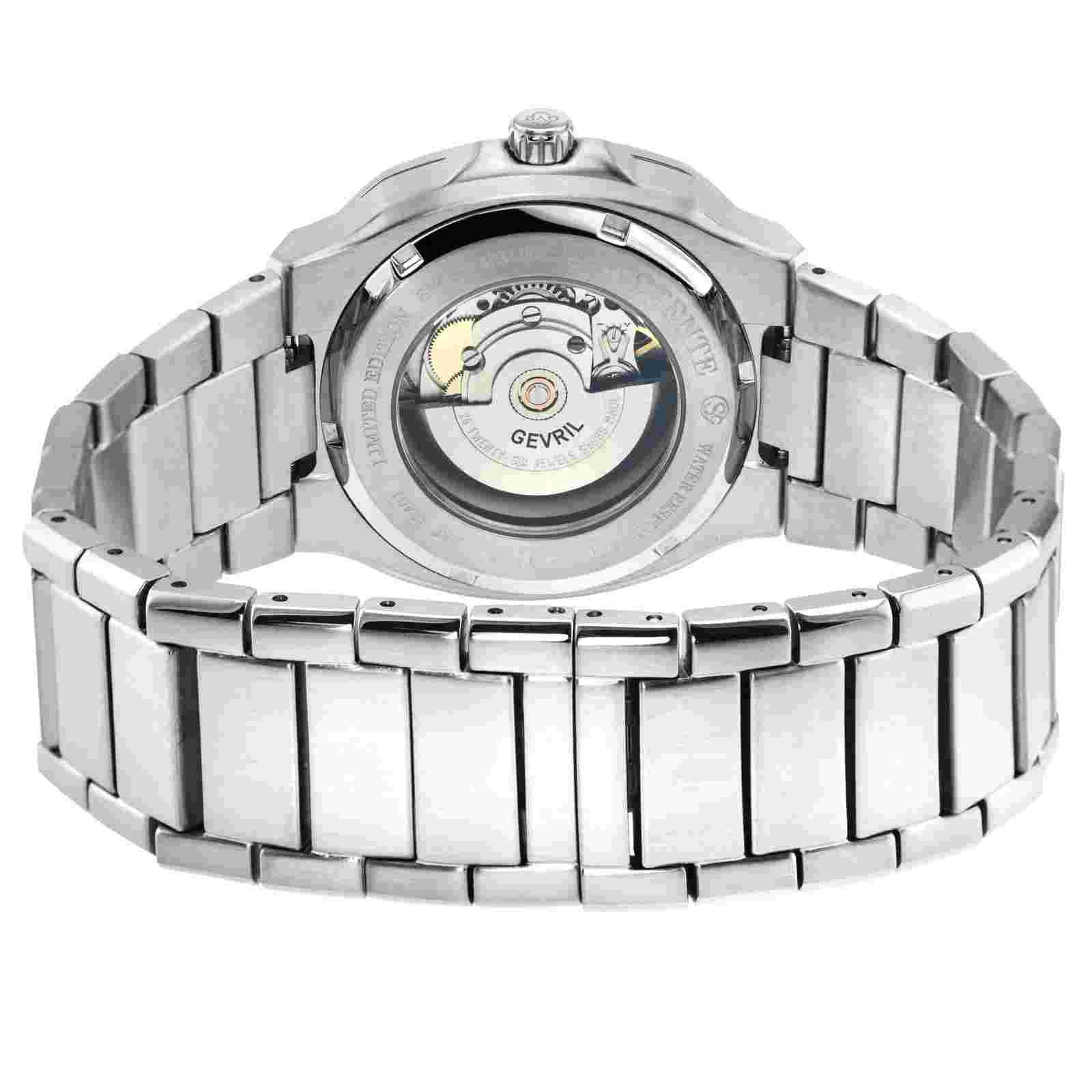 GV2 by Gevril Men's 18400B Potente Moon Phase Swiss Automatic Sellita Date Watch