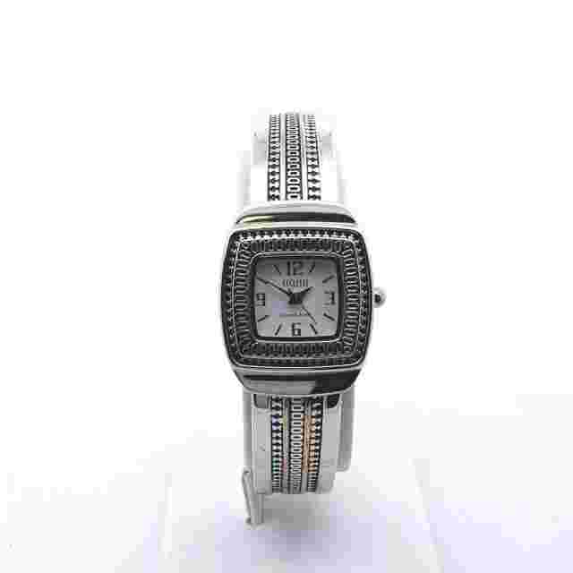 Ecclissi 33030 Sterling Silver Hinged Cuff Watch