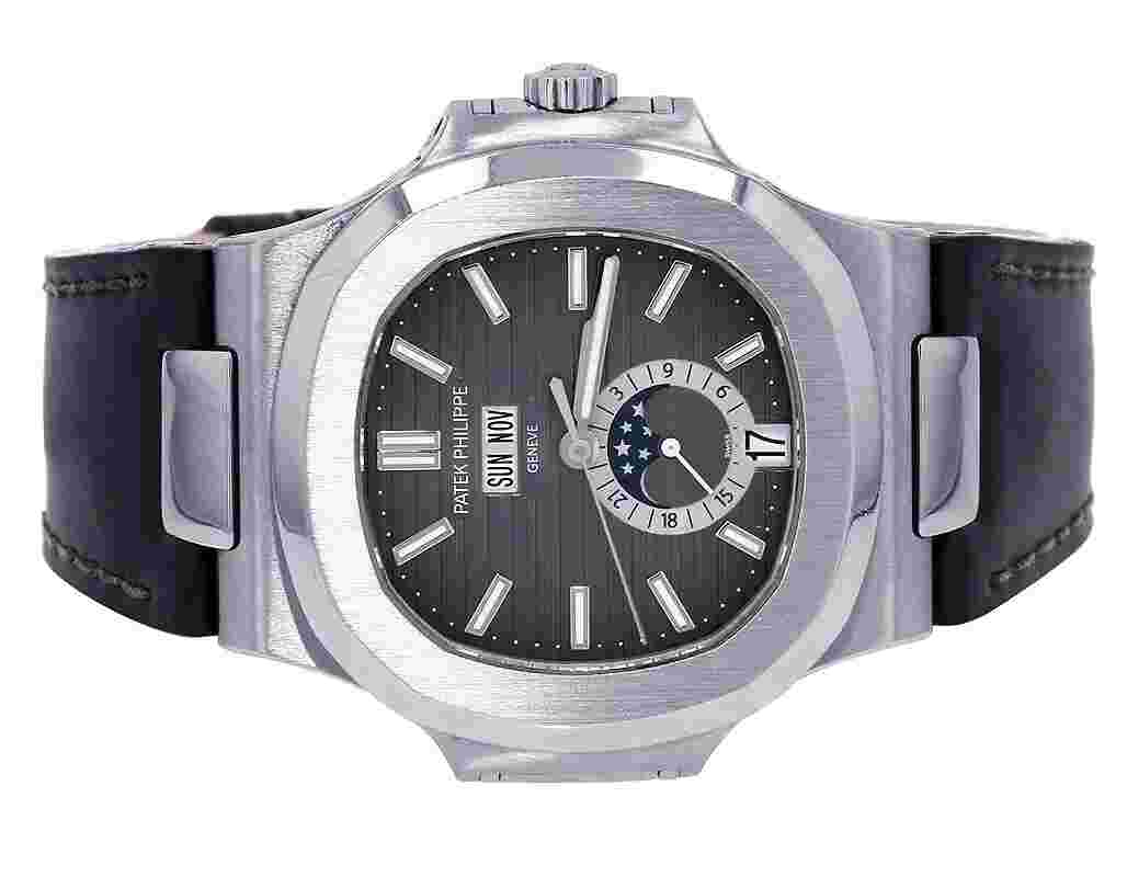 Patek Philippe Nautilus 5726A-001 40MM Leather Strap