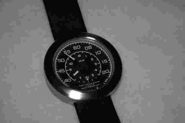 Rare Sottomarino Italia Strumento SM-50120A Pressure Gauge Dial Men's Dive Watch