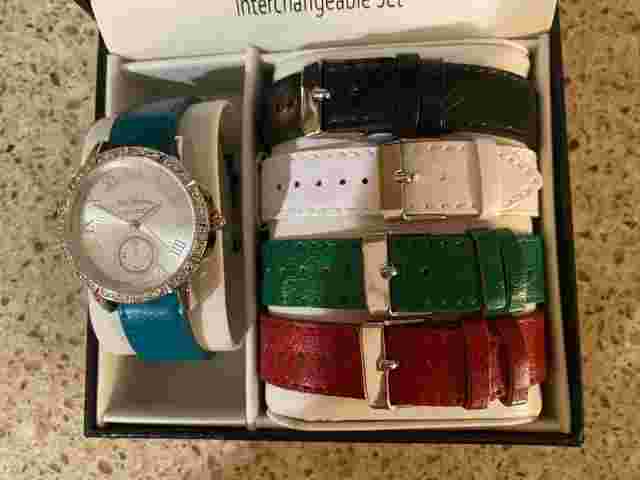 Bay Studio Interchangeable Women's Watch Set Five Various Colors Brand New w/Tag